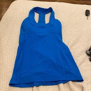 blue lululemon tank top